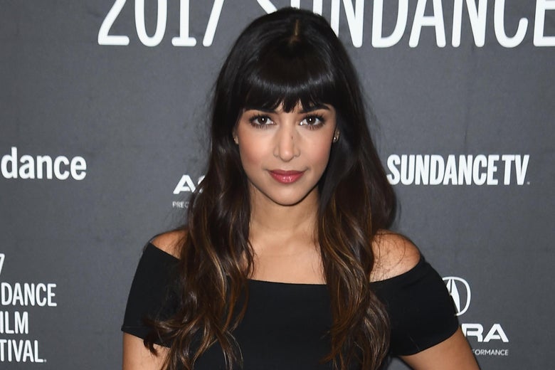 Hannah Simone at Sundance in 2017.